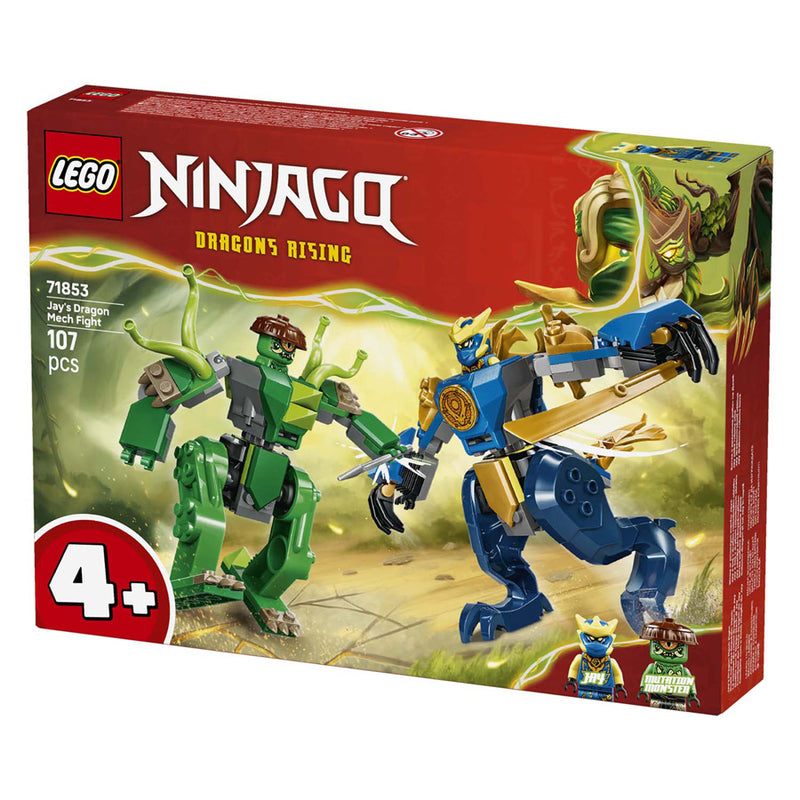 Laden Sie das Bild in Galerie -Viewer, Lego ® ninjago® - jay's drakenmechastrijd - speelgoedmecha - speelset met 2 minifiguren - 71853
