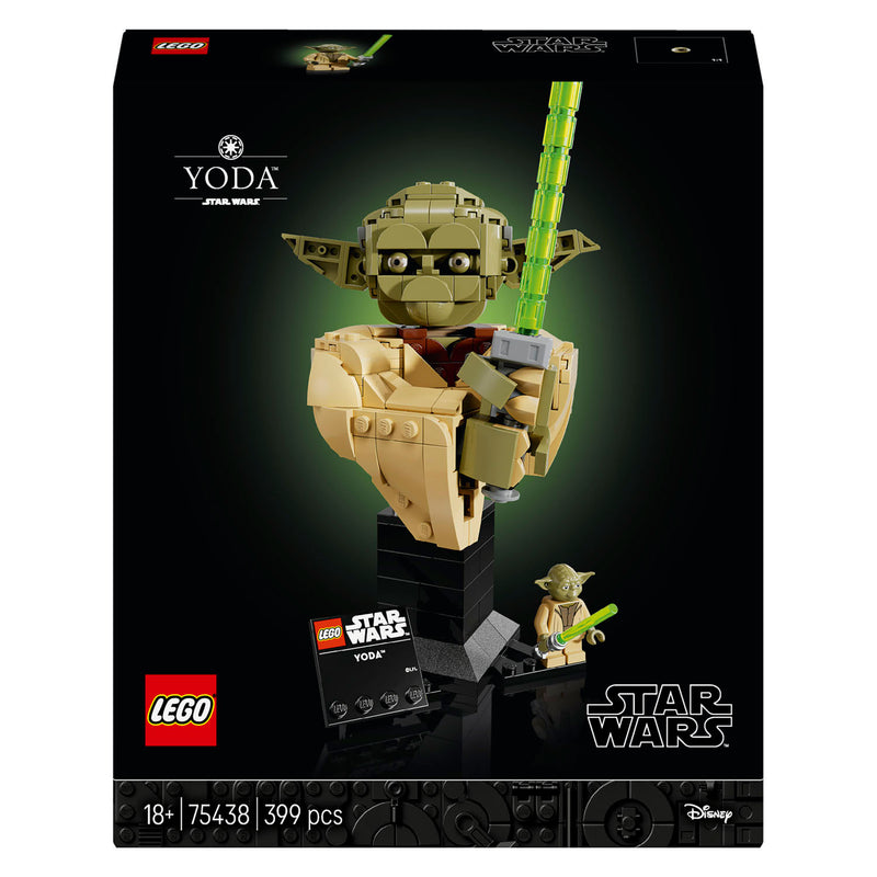 Laden Sie das Bild in Galerie -Viewer, Lego star wars yoda buste bouwpakket voor volwassenen - 75438
