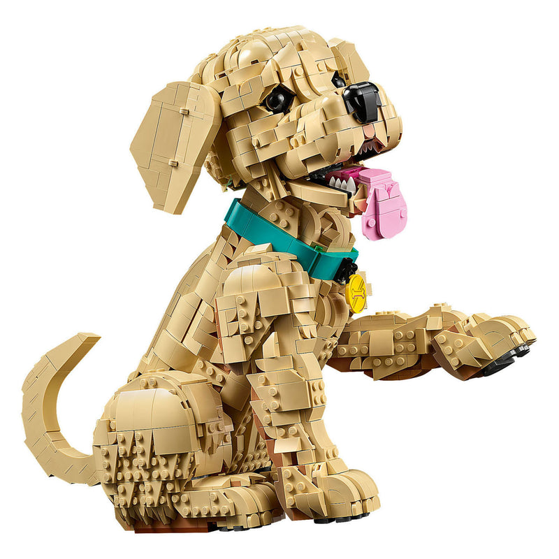 Laden Sie das Bild in Galerie -Viewer, Lego ® icons golden retriever puppy - decoratieve dierenfiguur - bouwset voor volwassenen - 11384
