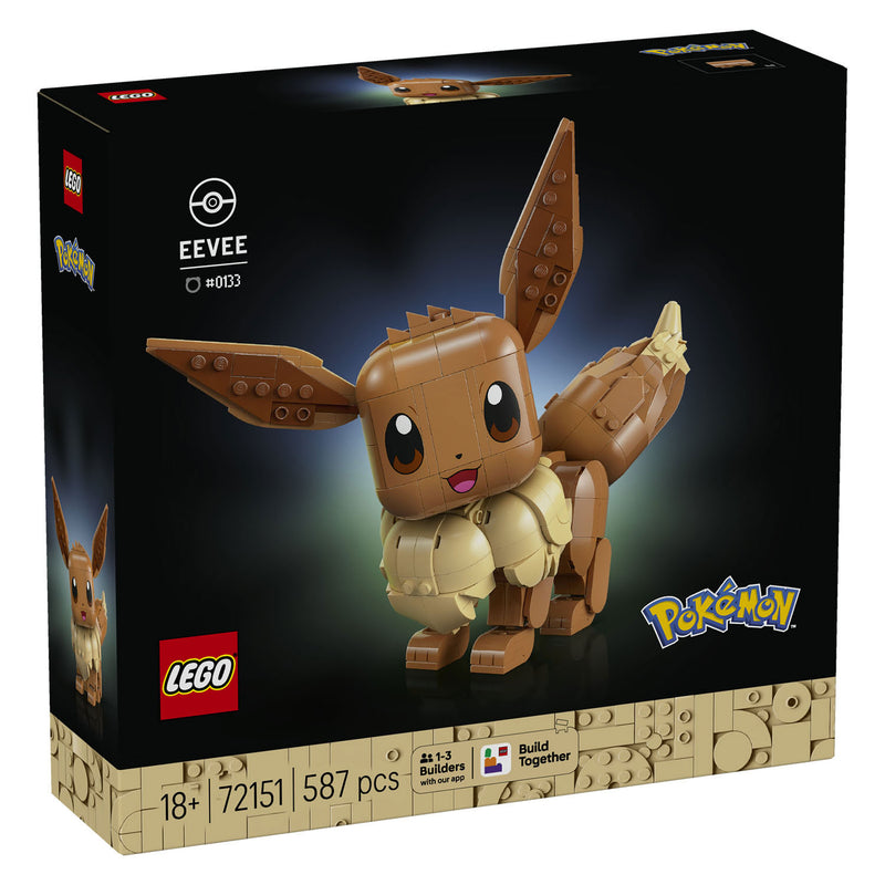 Cargue la imagen en el visor de la galería, Lego pokémon eevee bouwpakket voor volwassenen met dieren figuur - 72151
