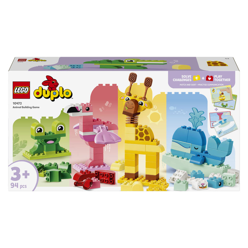 ギャラリービューアに画像をロードする, Lego duplo dierenbouwspel educatief montessori speelgoed voor kinderen met dieren figuren 10472
