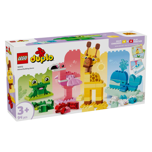 Lego duplo dierenbouwspel educatief montessori speelgoed voor kinderen met dieren figuren 10472
