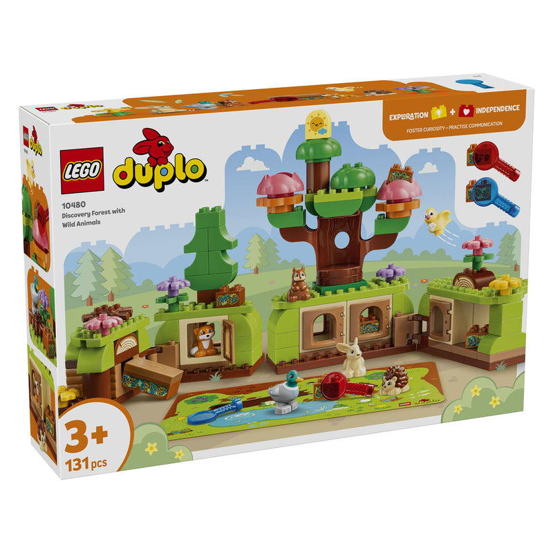 ギャラリービューアに画像をロードする, Lego duplo ontdekkingsbos met wilde dieren speelgoed voor kinderen en kinderkamer decoratie 10480
