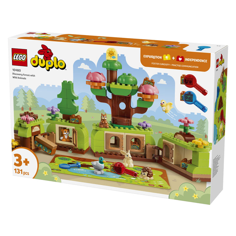 ギャラリービューアに画像をロードする, Lego duplo ontdekkingsbos met wilde dieren speelgoed voor kinderen en kinderkamer decoratie 10480
