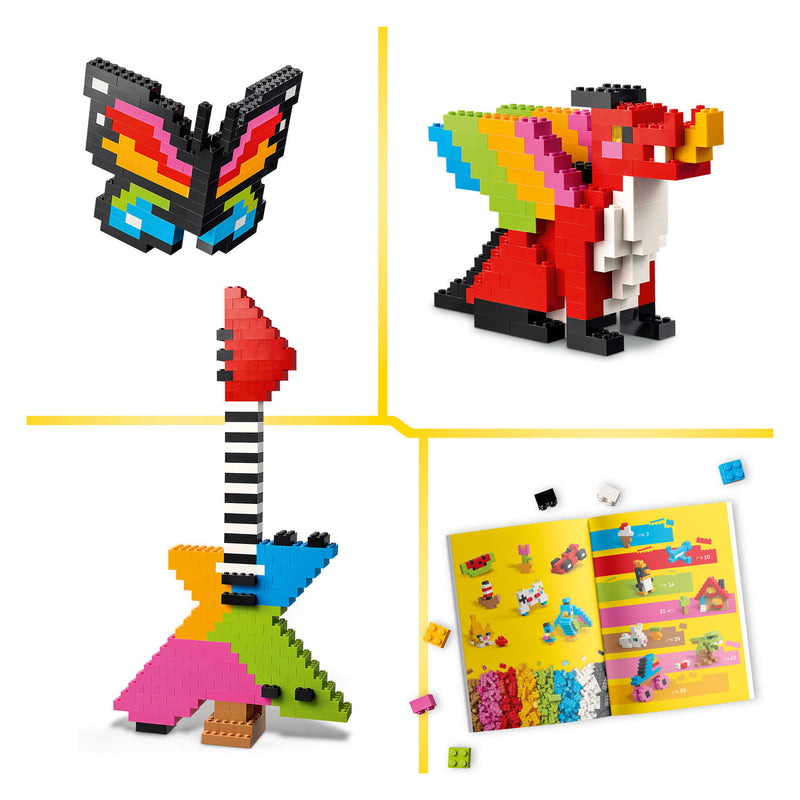 Afbeelding laden in galerijviewer, Lego classic kleurrijke creatieve stenen creatief speelgoed om te knutselen voor kinderen 11045
