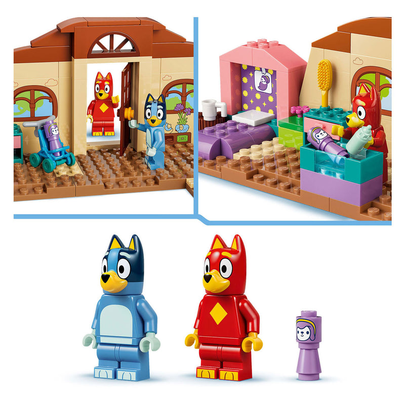 Chargez l'image dans la visionneuse de la galerie, Lego bluey 11221 school met rusty en bluey
