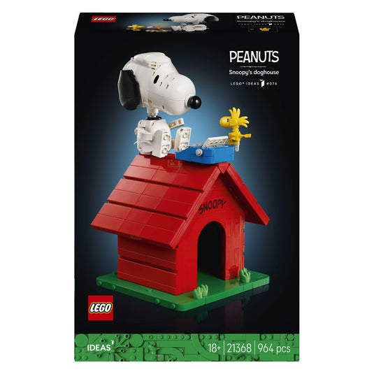 Lego ideas - peanuts: snoopy's doghouse - 21368