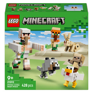 Lego minecraft kipberijder woestijnaanval