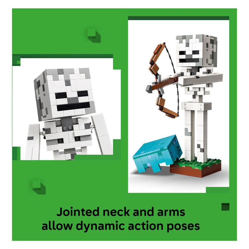 Chargez l'image dans la visionneuse de la galerie, Lego ® minecraft® het skelet - decoratief gamingspeelgoed - modelbouwset - gamingmerchandise voor kinderen vanaf 10 jaar - 21594
