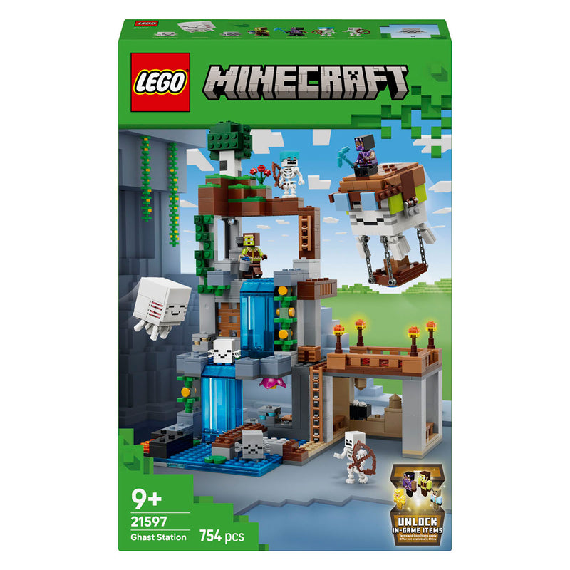 Laden Sie das Bild in Galerie -Viewer, Lego minecraft ghast-huis speelgoed voor kinderen 21597

