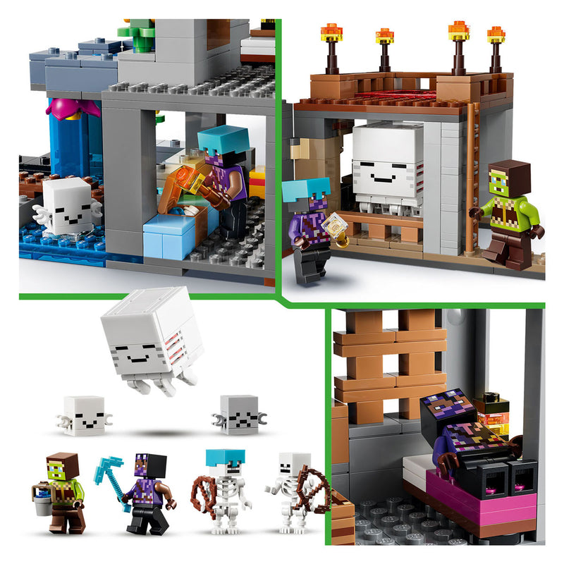 Laden Sie das Bild in Galerie -Viewer, Lego minecraft ghast-huis speelgoed voor kinderen 21597
