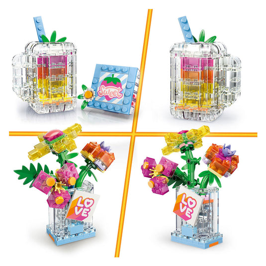 Lego creator 3in1 parfumfles met bloemen speelgoed voor kinderen en kinderkamer decoratie 31383