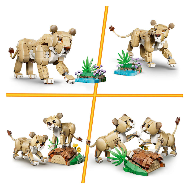 ギャラリービューアに画像をロードする, Lego creator 3in1 wilde dieren: majestueuze leeuw speelgoed voor kinderen met dieren figuren 31386
