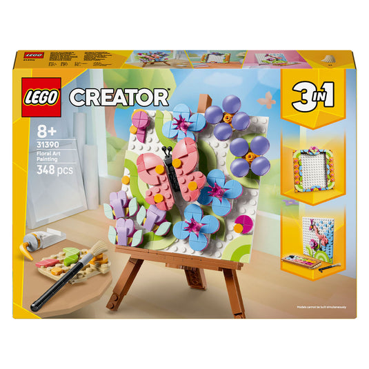 Lego creator 3in1 bloemenschilderij bloemen speelgoed voor kinderen en kinderkamer decoratie 31390