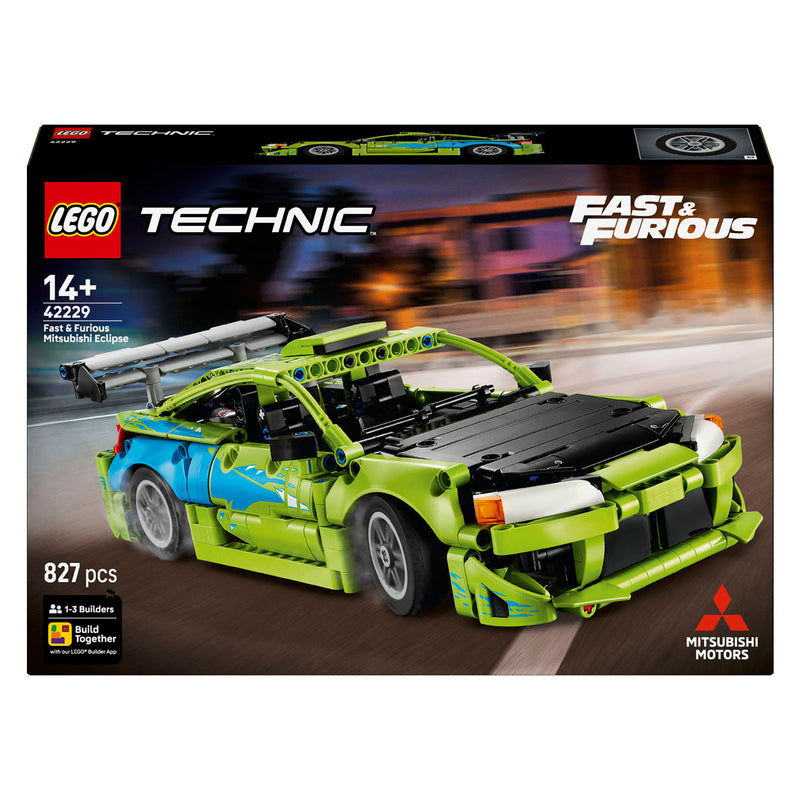 Afbeelding laden in galerijviewer, Lego technic fast and furious mitsubishi eclipse auto bouwpakket voor kinderen en tieners 42229
