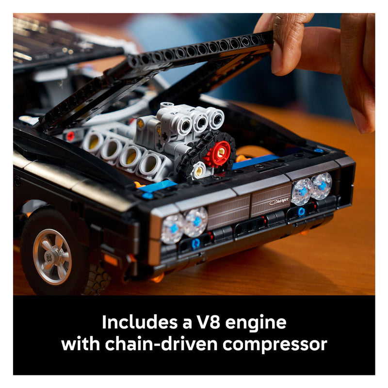 Chargez l'image dans la visionneuse de la galerie, Lego technic fast and furious dodge charger r t auto bouwpakket voor volwassenen 42231
