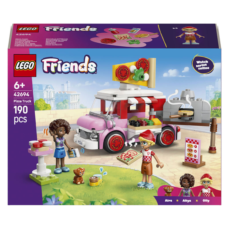 Chargez l'image dans la visionneuse de la galerie, Lego friends pizzatruck speelgoed voor kinderen vanaf 6 jaar met 2 poppetjes 42694
