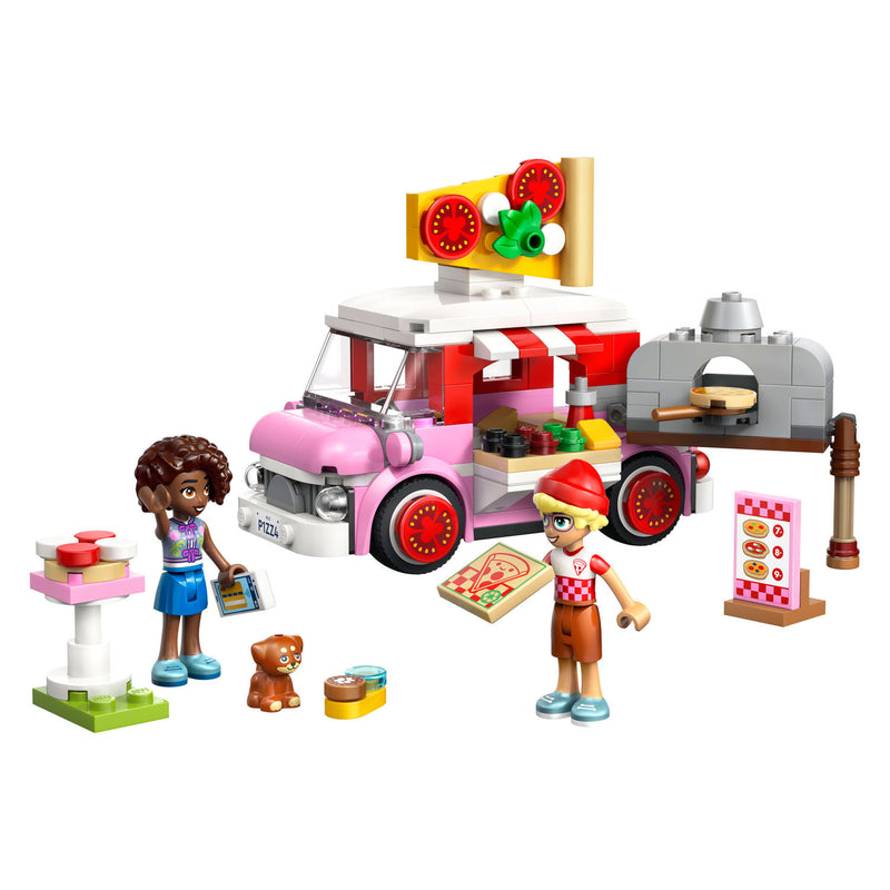 ギャラリービューアに画像をロードする, Lego friends pizzatruck speelgoed voor kinderen vanaf 6 jaar met 2 poppetjes 42694
