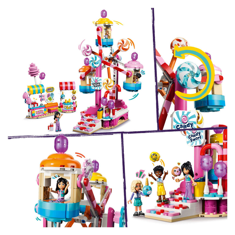 Laden Sie das Bild in Galerie -Viewer, Lego friends reuzenrad van snoep en cupcakes speelgoed voor kinderen vanaf 7 jaar 42700
