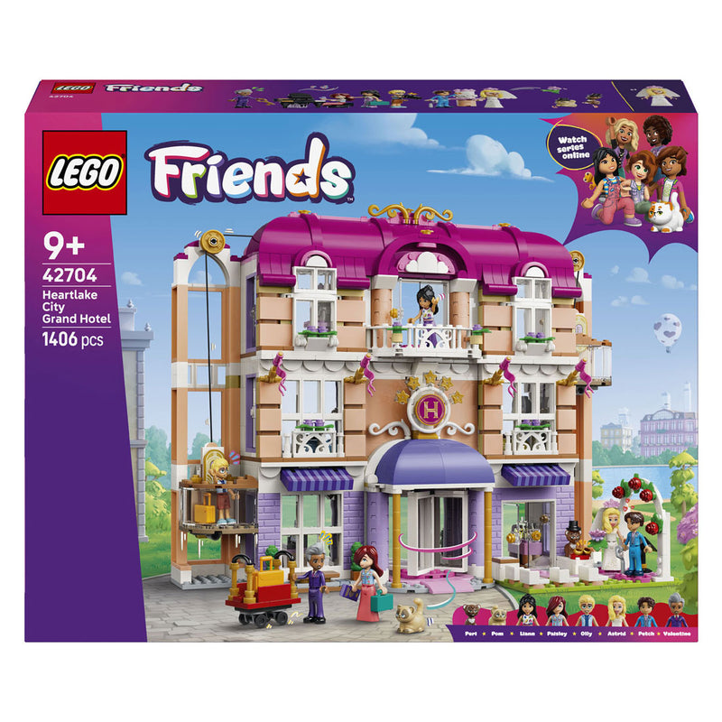 Chargez l'image dans la visionneuse de la galerie, Lego friends heartlake city grand hotel speelgoed met dieren figuren en poppetjes 42704
