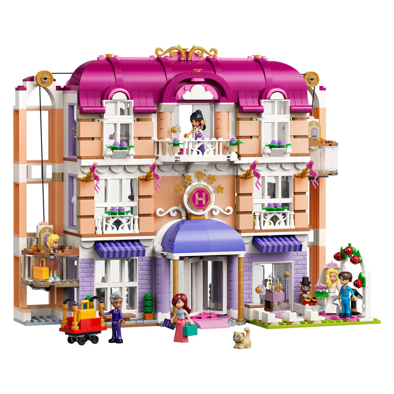 Chargez l'image dans la visionneuse de la galerie, Lego friends heartlake city grand hotel speelgoed met dieren figuren en poppetjes 42704
