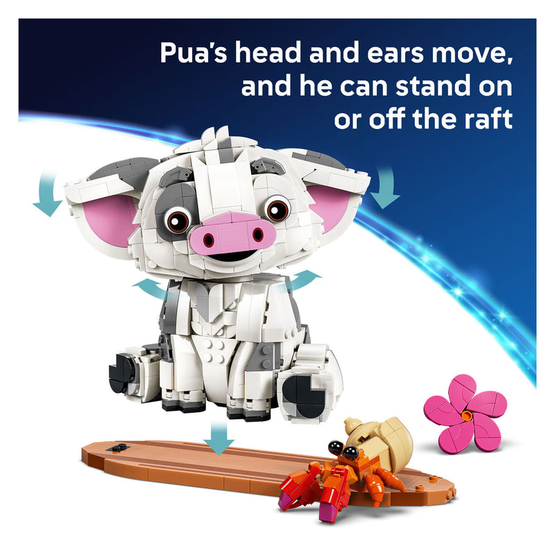 ギャラリービューアに画像をロードする, Lego ǀ disney vaiana pua bouwbaar dieren speelgoed voor kinderen en decoratie 43292
