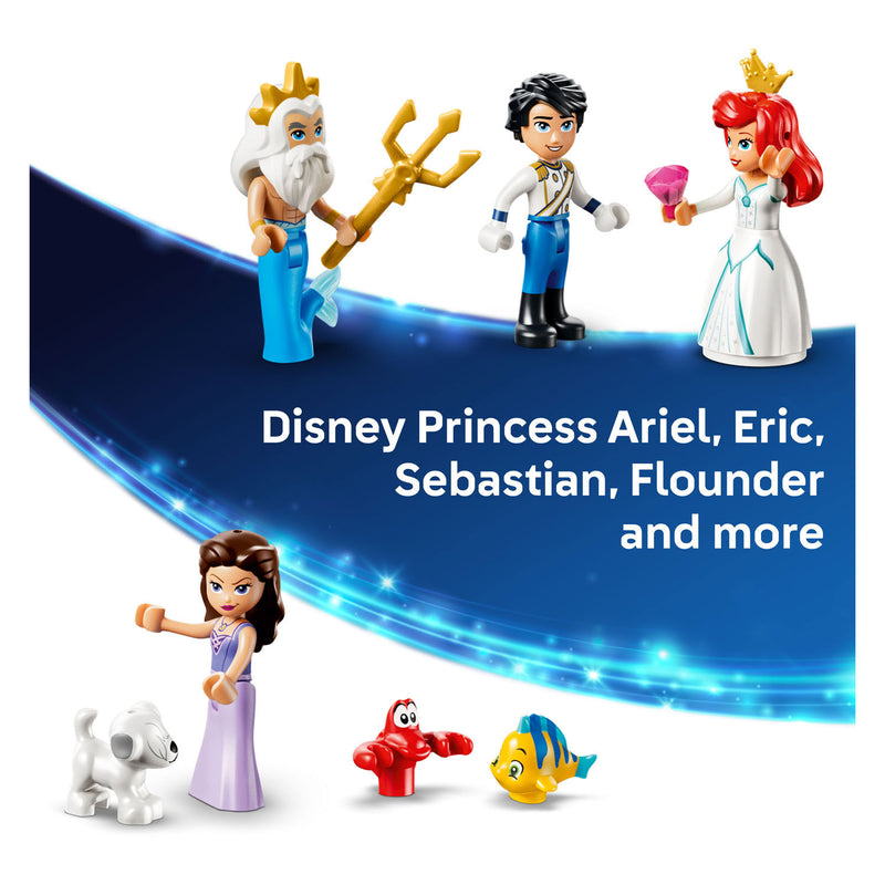 Chargez l'image dans la visionneuse de la galerie, Lego ǀ disney princess ariëls koninklijke trouwboot bouwpakket voor kinderen met 7 poppetjes 43299
