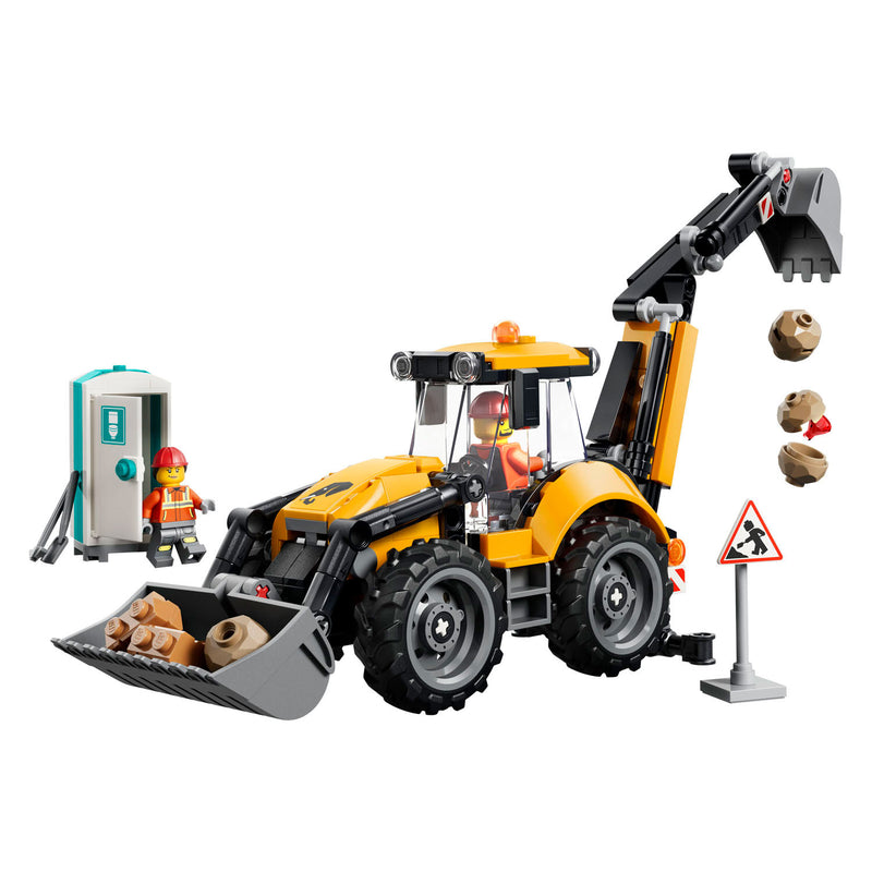 ギャラリービューアに画像をロードする, Lego city gele graaflaadmachine speelgoed voor kinderen en kinderkamer decoratie 60480
