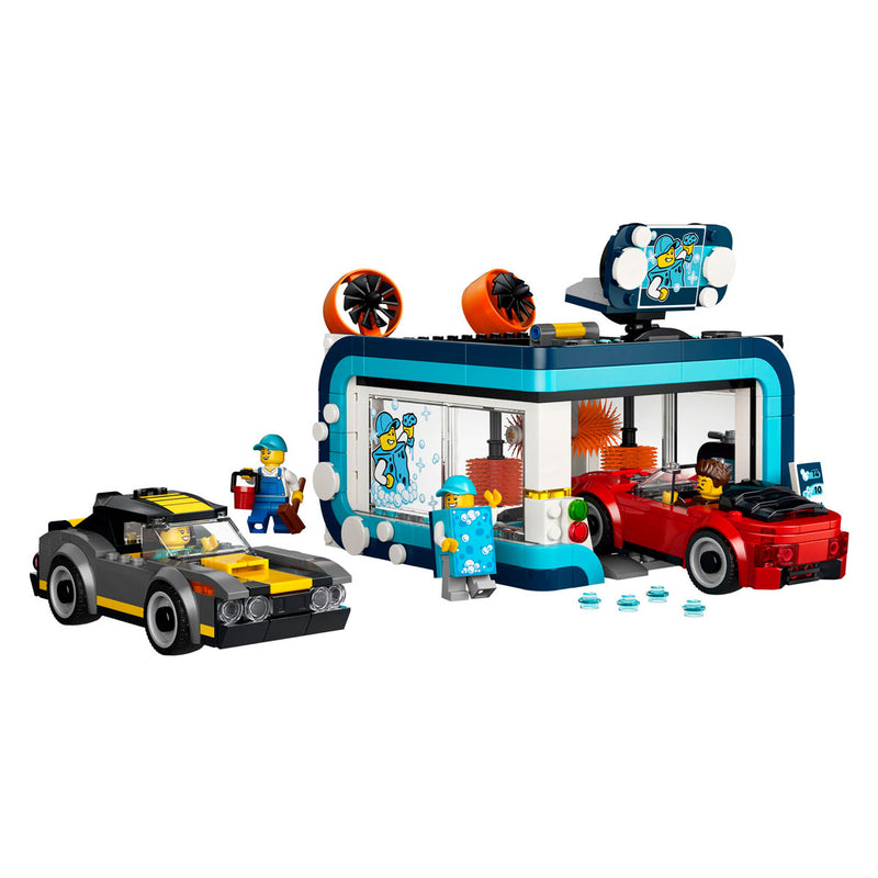 ギャラリービューアに画像をロードする, Lego city autowasstraat auto bouwpakket voor kinderen vanaf 6 jaar 60497
