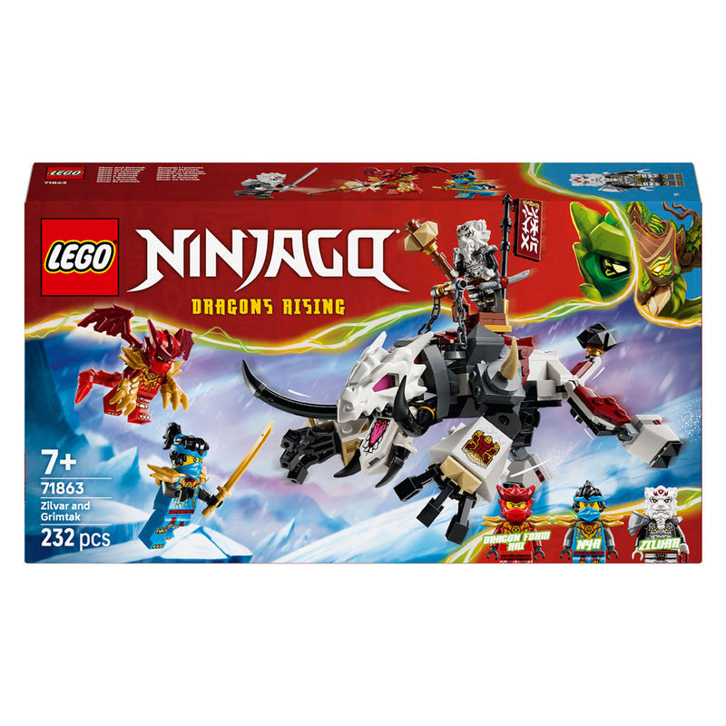 Chargez l'image dans la visionneuse de la galerie, Lego ninjago 71863 zilvar en grimtak het drakenbeest
