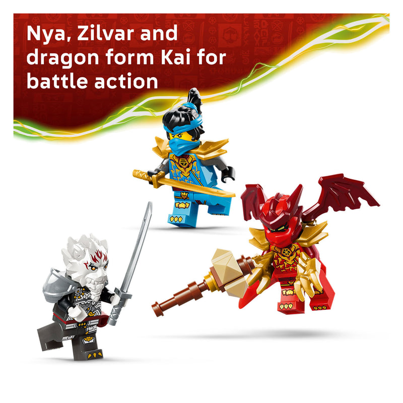 Chargez l'image dans la visionneuse de la galerie, Lego ninjago 71863 zilvar en grimtak het drakenbeest
