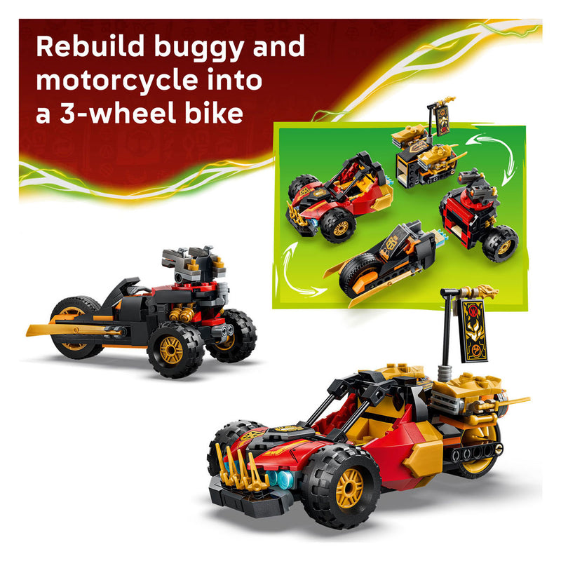 ギャラリービューアに画像をロードする, Lego ninjago 71864 kai en cole's combivoertuigen
