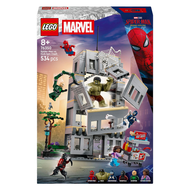 Cargue la imagen en el visor de la galería, Lego ǀ marvel spider-man vs. hulk ultieme confrontatie superheld speelgoed voor kinderen 76350
