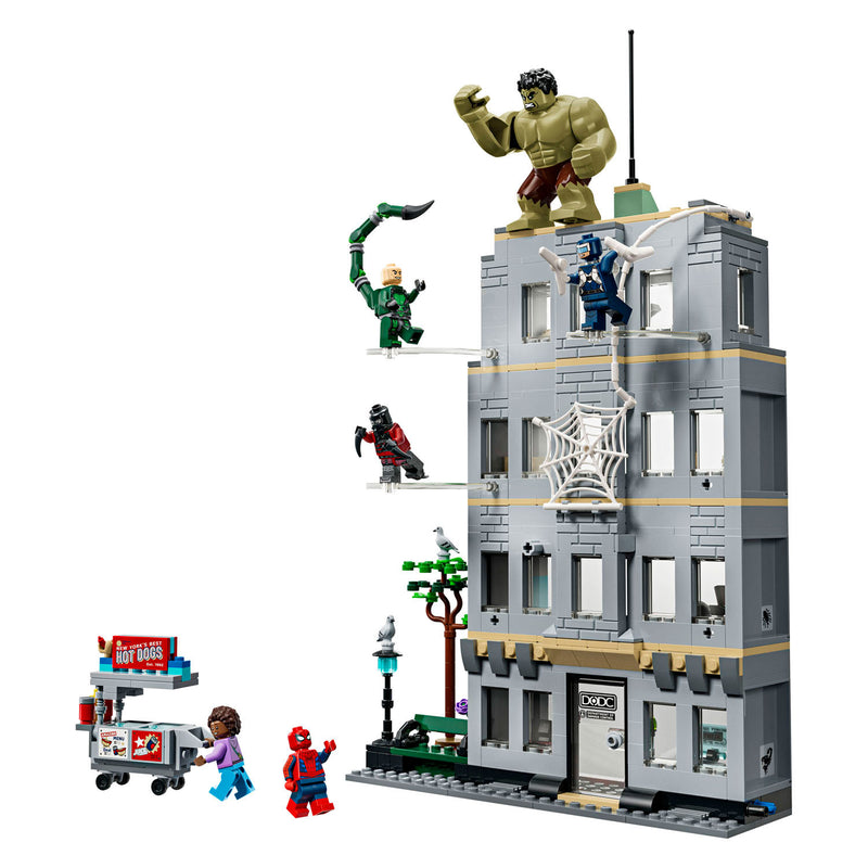 Afbeelding laden in galerijviewer, Lego ǀ marvel spider-man vs. hulk ultieme confrontatie superheld speelgoed voor kinderen 76350
