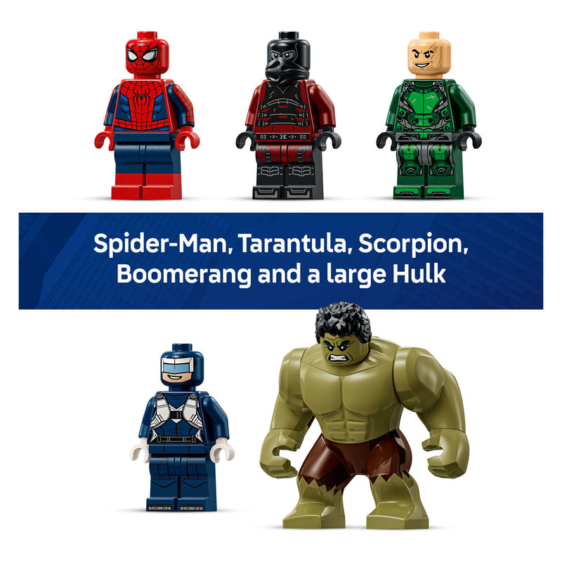 Afbeelding laden in galerijviewer, Lego ǀ marvel spider-man vs. hulk ultieme confrontatie superheld speelgoed voor kinderen 76350
