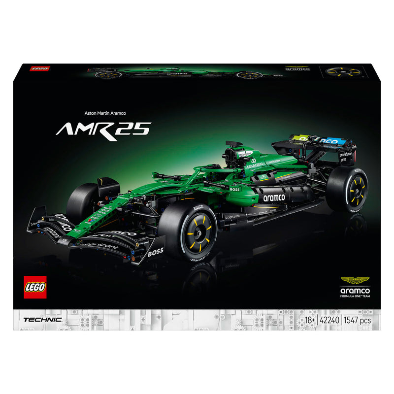 ギャラリービューアに画像をロードする, Lego technic aston martin aramco amr25 f1 auto bouwpakket voor volwassenen met modelauto 42240
