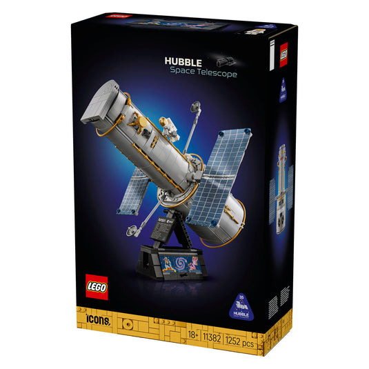 Lego icons ruimtetelescoop hubble ruimte bouwpakket voor volwassenen 11382