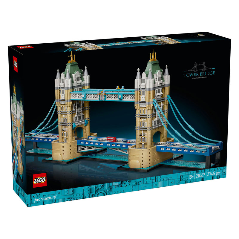 Chargez l'image dans la visionneuse de la galerie, Lego architecture tower bridge bezienswaardigheid bouwpakket voor volwassenen, woondecoratie 21067
