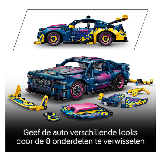 Lego technic 42236 aanpasbare ford mustang gt auto