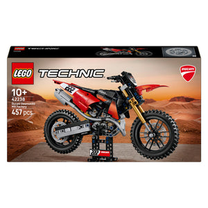 Lego technic ducati desmo450 mx factory motor speelgoed voor kinderen 42238