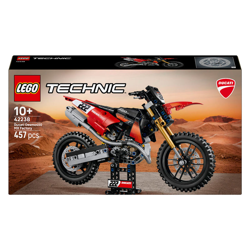 ギャラリービューアに画像をロードする, Lego technic ducati desmo450 mx factory motor speelgoed voor kinderen 42238
