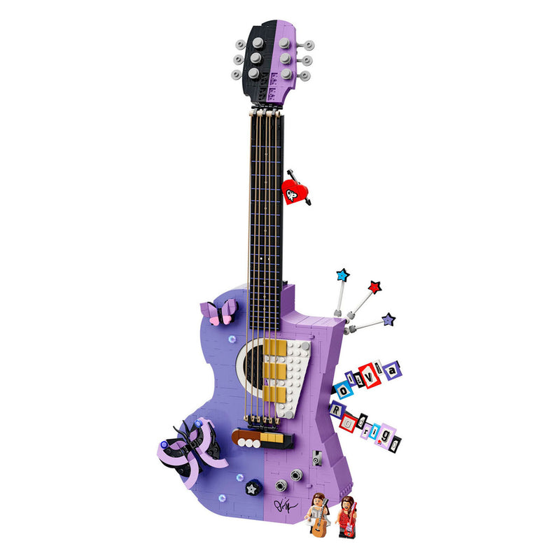 Afbeelding laden in galerijviewer, Lego editions olivia rodrigo's dubbele gitaar bouwpakket voor kinderen en tienerkamer decoratie - 43031
