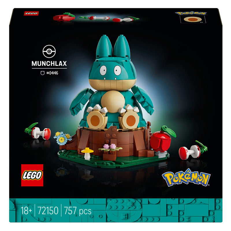 Afbeelding laden in galerijviewer, Lego pokémon - munchlax figuur bouwpakket voor volwassenen en woondecoratie - 72150
