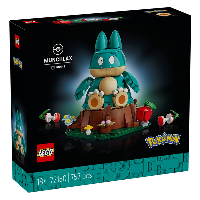 Afbeelding laden in galerijviewer, Lego pokémon - munchlax figuur bouwpakket voor volwassenen en woondecoratie - 72150
