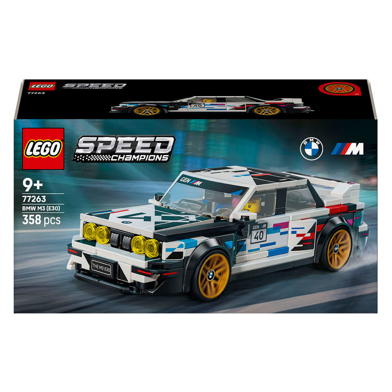 Afbeelding laden in galerijviewer, Lego speed champions bmw m3 (e30) auto bouwpakket voor kinderen en kinderkamer decoratie 77263
