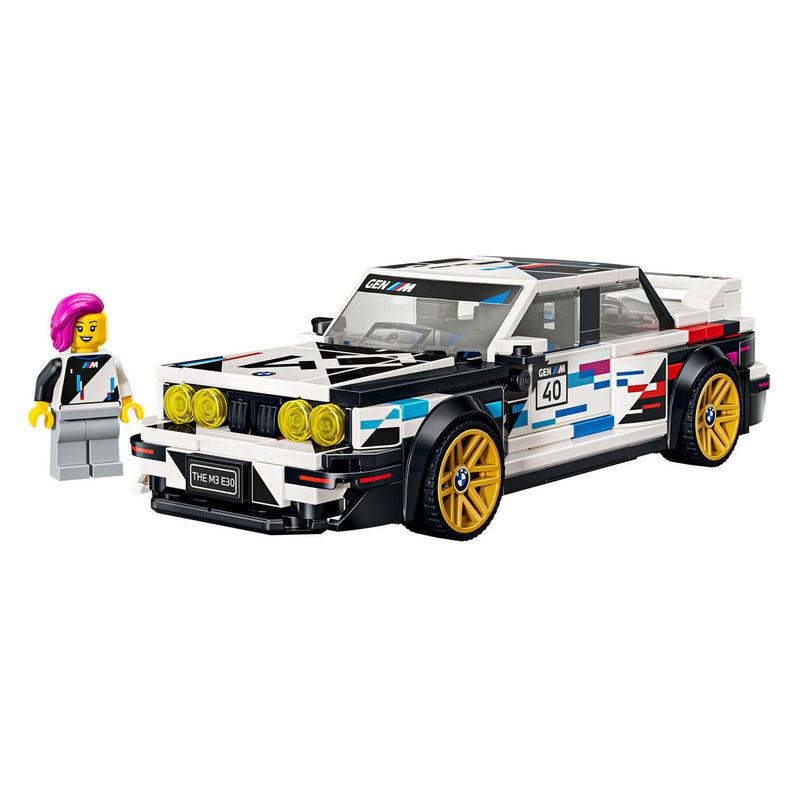 ギャラリービューアに画像をロードする, Lego speed champions bmw m3 (e30) auto bouwpakket voor kinderen en kinderkamer decoratie 77263

