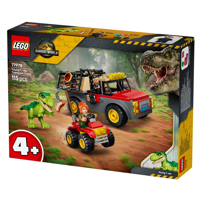 Afbeelding laden in galerijviewer, Lego jurassic world 77978 jonge t. rex transporttruck
