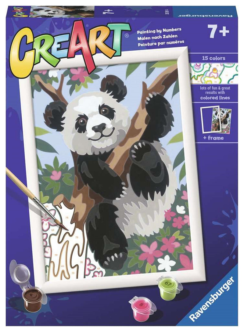 Load image into Gallery viewer, Ravensburger creart schilderen op nummer - speelse panda
