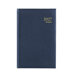 Brepols bureauagenda saturnus week 2027 lima blauw 13x21cm