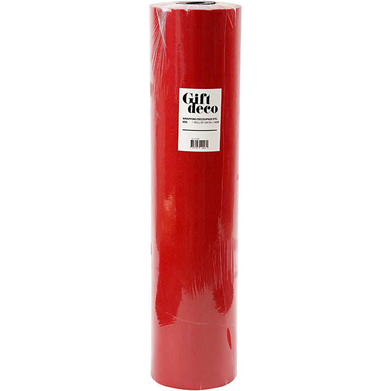 Load image into Gallery viewer, Https: www.cchobby.nl cadeaupapier-b-50-cm-60-gr-rood-100-m-1-rol
